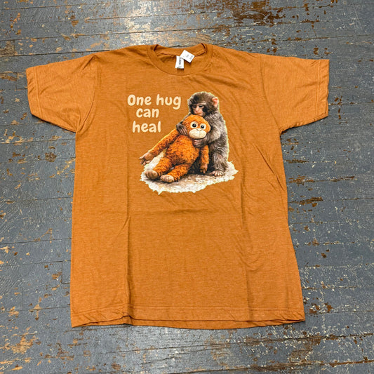 One Hug Can Heal Graphic Designer Short Sleeve T-Shirt