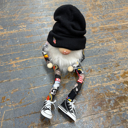 Gnome Holiday Military Marine Canvas Shoe