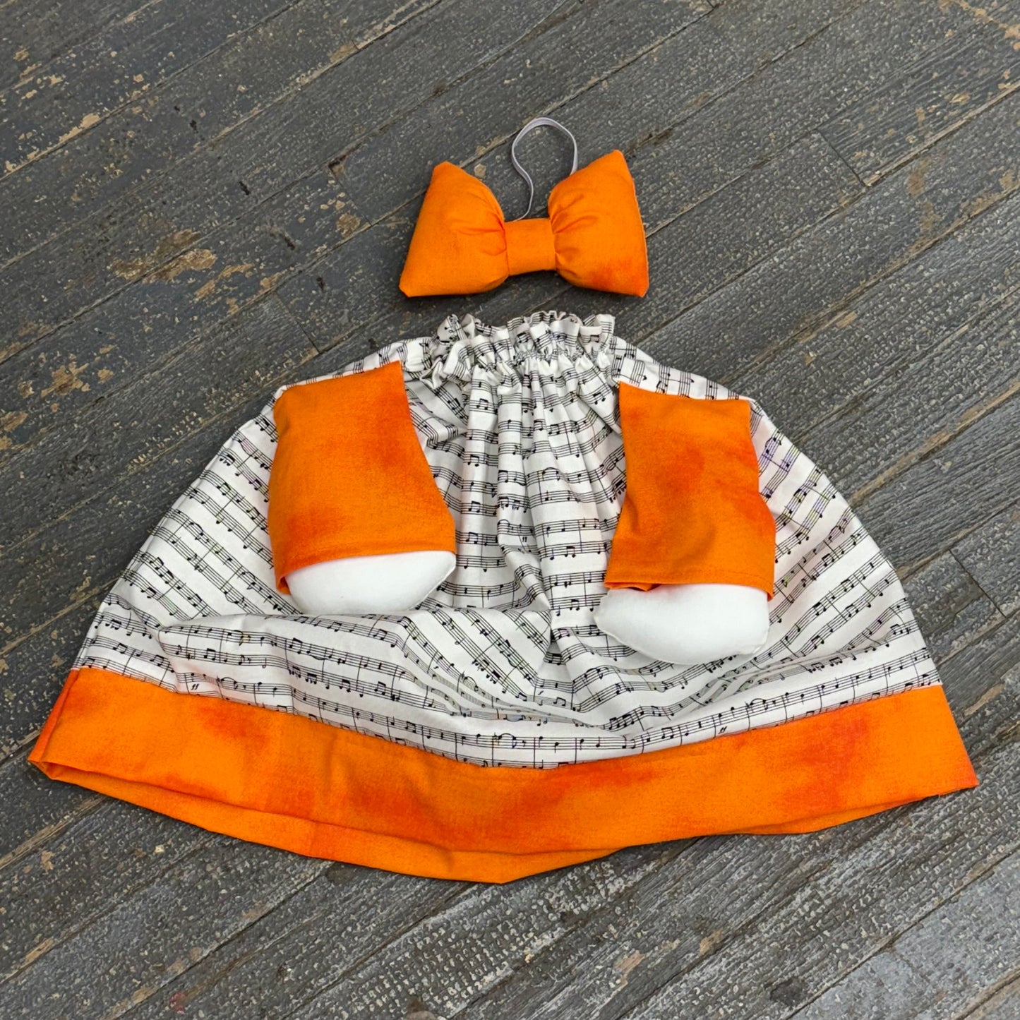 Goose Clothes Complete Holiday Goose Outfit Music Dress and Hat Costume