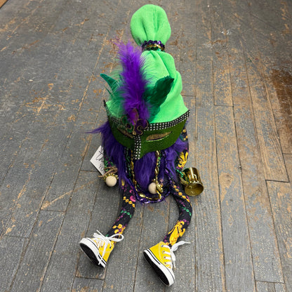 Gnome Holiday Mardi Gras Mask Shoes