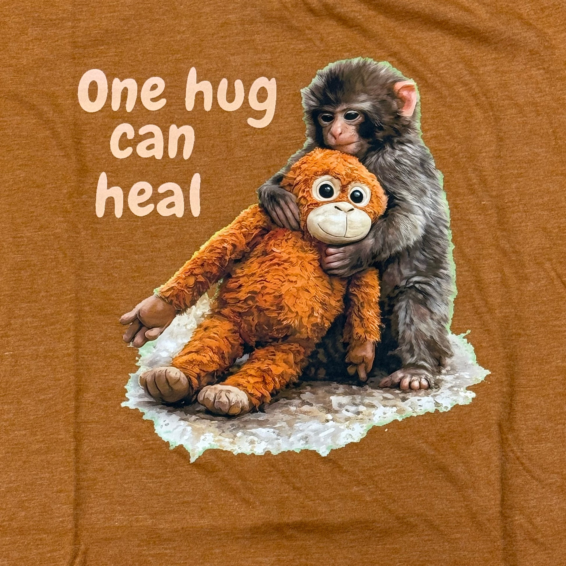 One Hug Can Heal Graphic Designer Short Sleeve T-Shirt