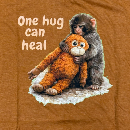 One Hug Can Heal Graphic Designer Short Sleeve T-Shirt