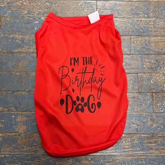 Birthday Dog Pet T-Shirt Doggie Skins Tank Apparel Assorted Colors