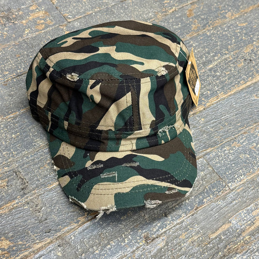 Military Cadet Cap Army Camo Ball Cap