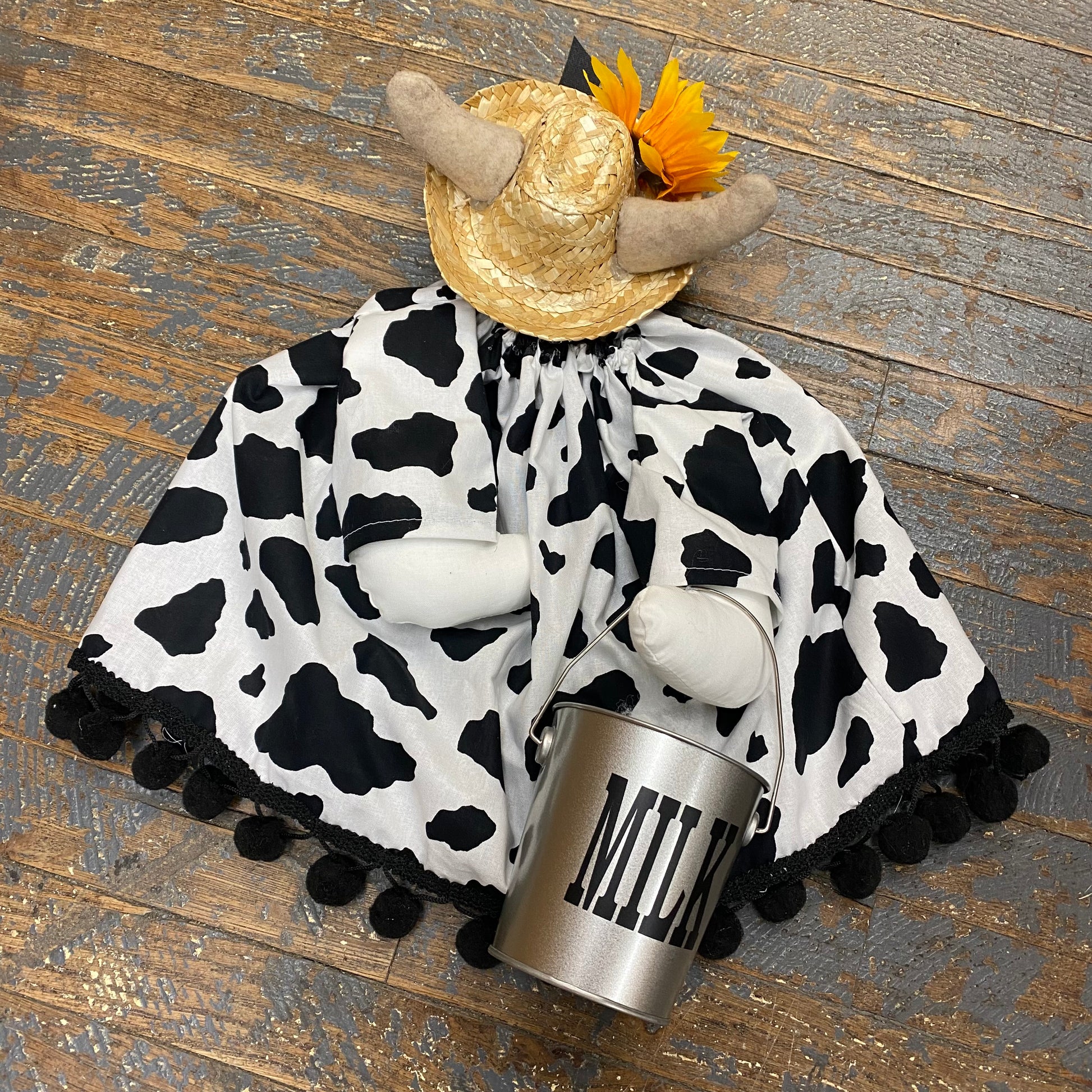 Goose Clothes Complete Holiday Goose Outfit Halloween Cow Dress and Hat Costume