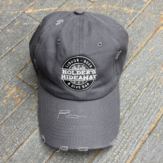 Holders Hideaway Embroidered Ball Cap Rugged Grey
