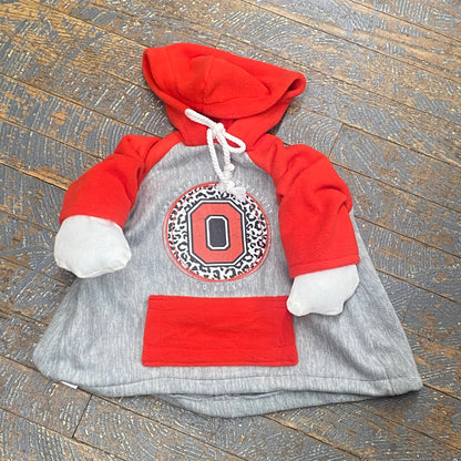 Goose Clothes Complete Holiday Goose Outfit Ohio State OSU Buckeyes Football Hoody and Hat 