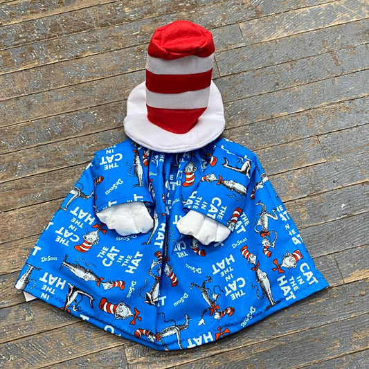Goose Clothes Complete Holiday Goose Outfit Cat in the Hat Blue Dress and Hat