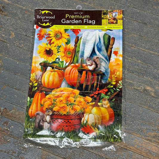 Fall Chair Holiday Garden Flag