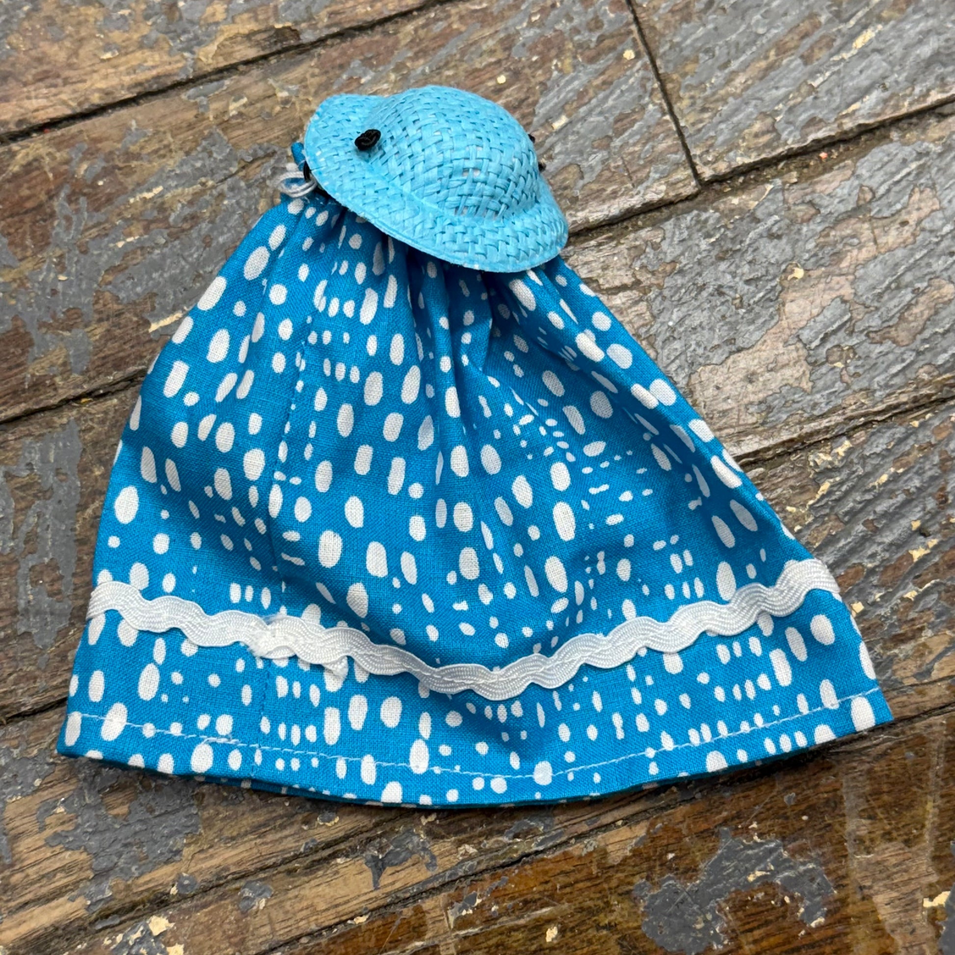 Goose Clothes 7" Complete Holiday Desk Goose Outfit Blue Shades