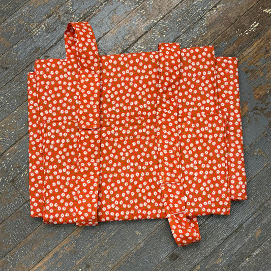 Handmade Fabric Cloth Casserole Carrier Coozie Hot Cold Pad Holder Orange