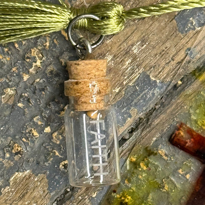 Mustard Seed Faith Tassel Bookmark Floral Cross