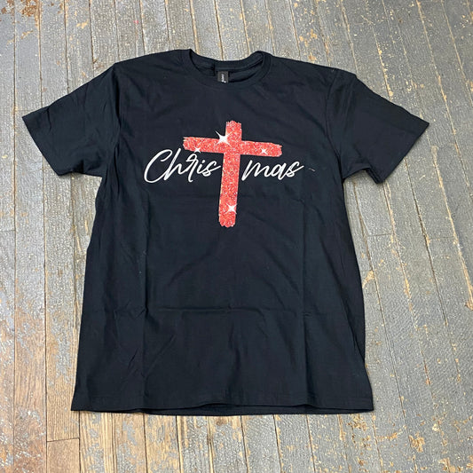 Cross Christ Christmas Graphic Designer Short Sleeve T-Shirt