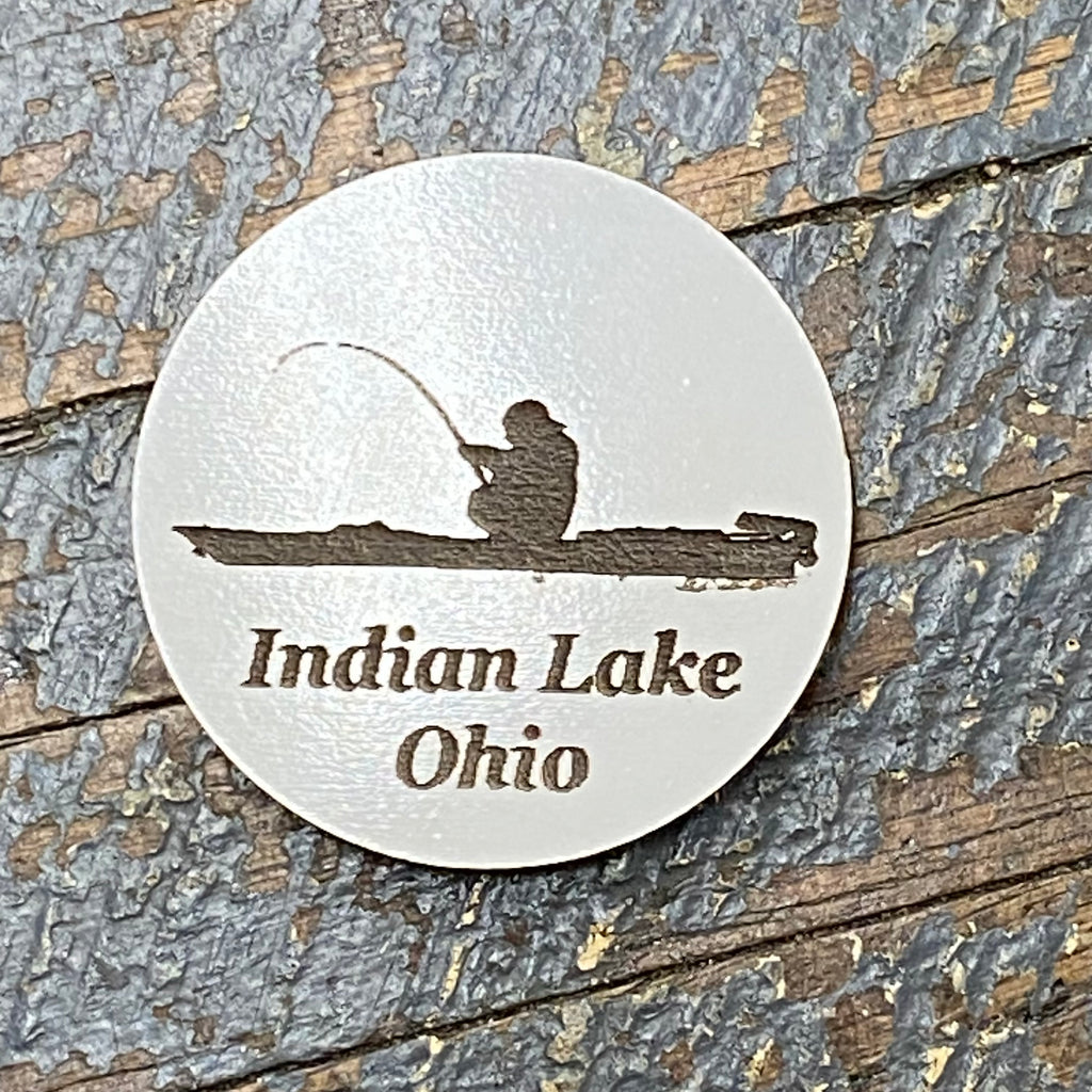 Indian Lake Ohio Fishing Wood Engraved Magnet – TheDepot.LakeviewOhio