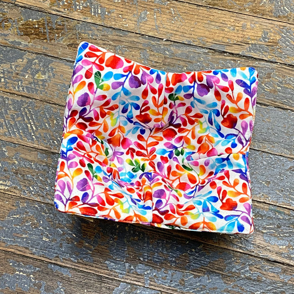 Handmade Fabric Cloth Microwave Bowl Coozie Hot Cold Pad Holder Misc Multi Color