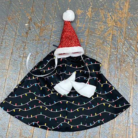 Goose Clothes Complete Holiday Goose Outfit Christmas Light Strand Dress and Hat Costume