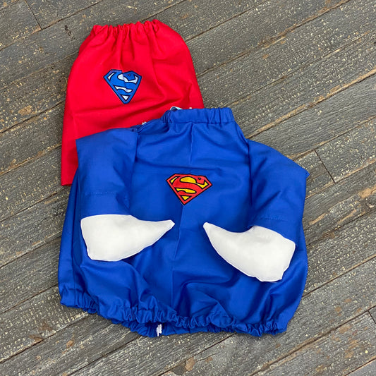 Goose Clothes Complete Holiday Goose Outfit Superman Super Hero Cape Dress and Hat