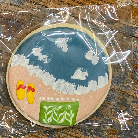 Edgewater Cookie Co Cookie Beach Scene