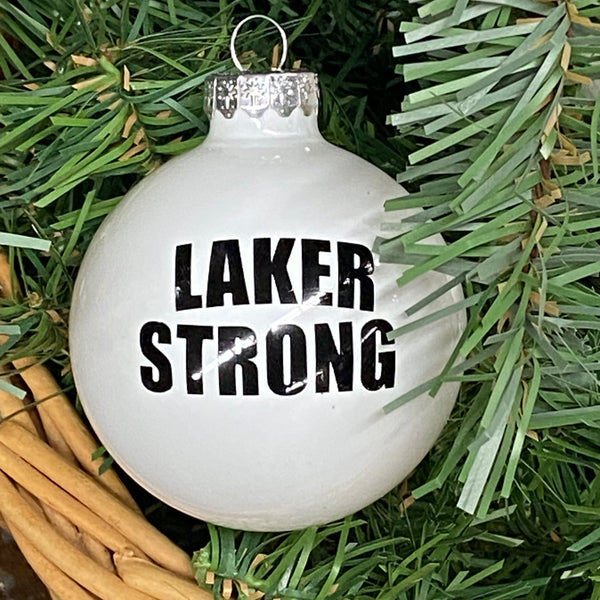 Holiday Christmas Tree Ornament Laker Strong Indian Lake Lakers 2023 Series
