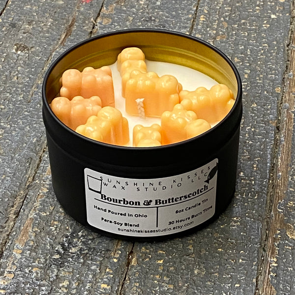 Bourbon Butterscotch Sunshine Kisses Melt Bar Tin Candle