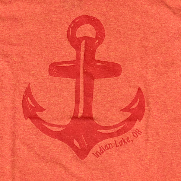 Anchor Indian Lake OH Sunset Graphic Designer Short Sleeve T-Shirt