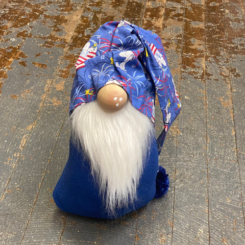 Gnome Holiday Fourth of July Patriotic USA Snoopy Fireworks