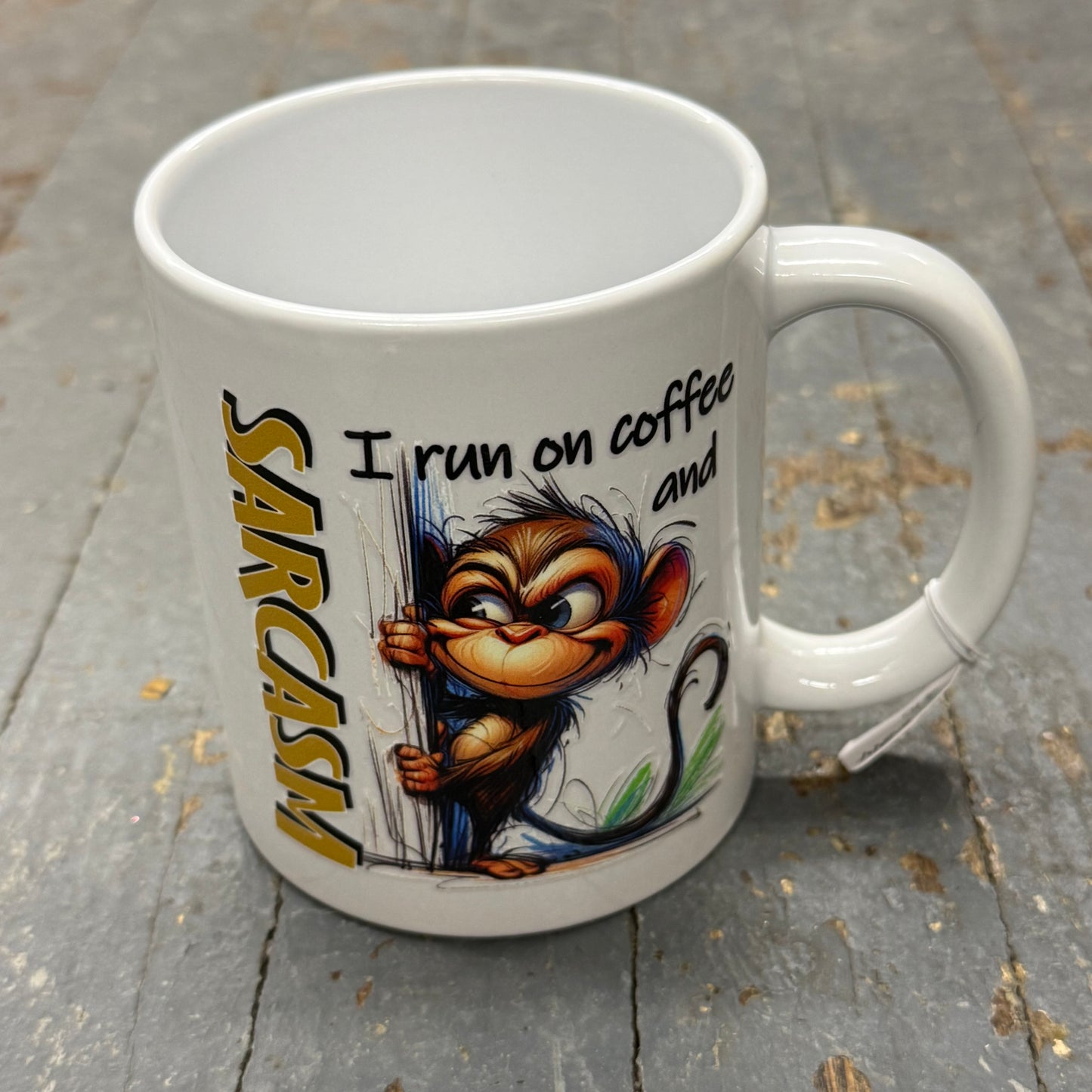 Run Coffee Sarcasm 12oz Beverage Drink Coffee Mug White