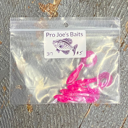 Fishing Lure Pro Joe's Baits Twister Tail 2-1/4" Tail Pink