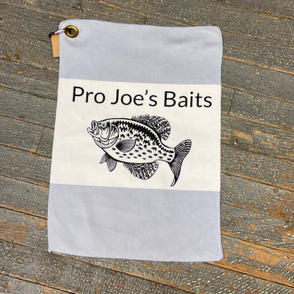 Fishing Towel Pro Joe's Baits Micro Fiber Assorted Logo