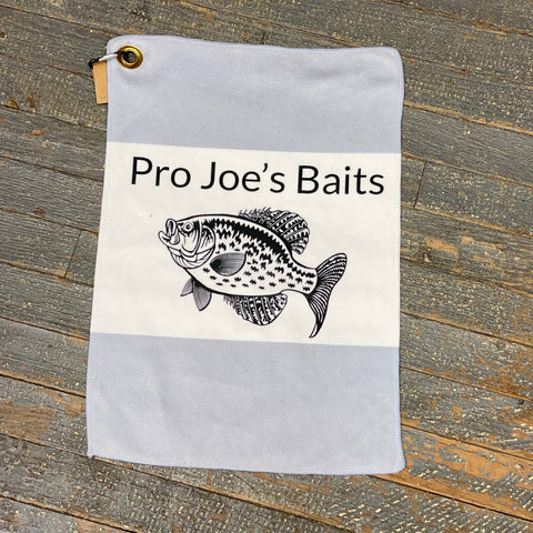 Fishing Towel Pro Joe's Baits Micro Fiber Assorted Logo