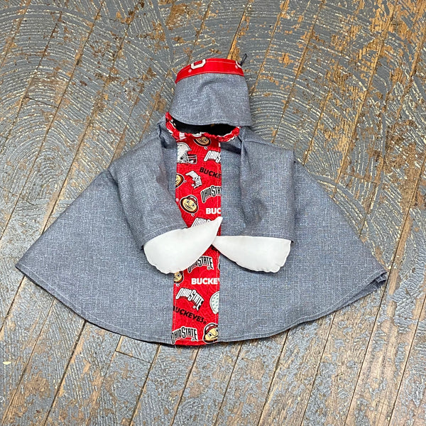 Goose Clothes Complete Holiday Goose Outfit Ohio State OSU Buckeyes Football Dress and Hat