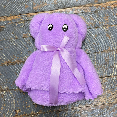 Sudsy Soap Towel Bear Large Purple