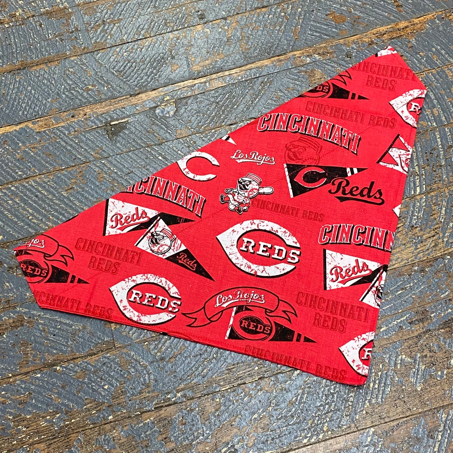 Cincinnati Reds MLB Baseball Dog Collar Pet Bandanna Neck Scarf Large