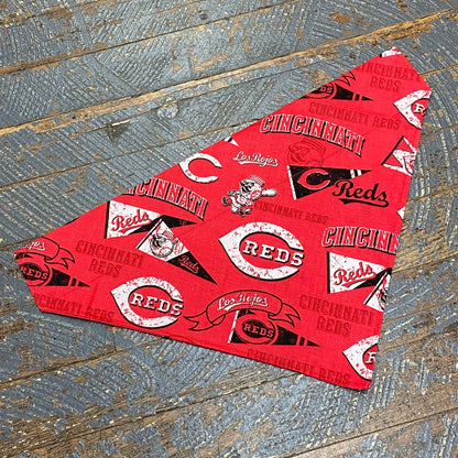 Cincinnati Reds MLB Baseball Dog Collar Pet Bandanna Neck Scarf Large