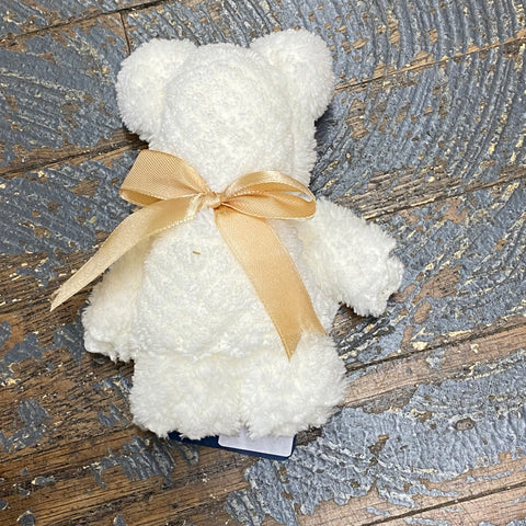 Sudsy Soap Towel Bear Small Ivory White