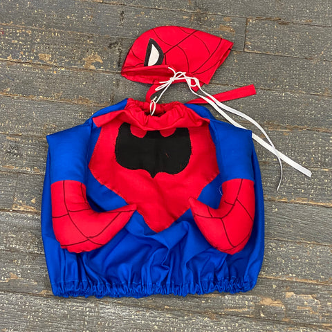 Goose Clothes Complete Holiday Goose Outfit Spiderman Super Hero Cape Dress and Hat