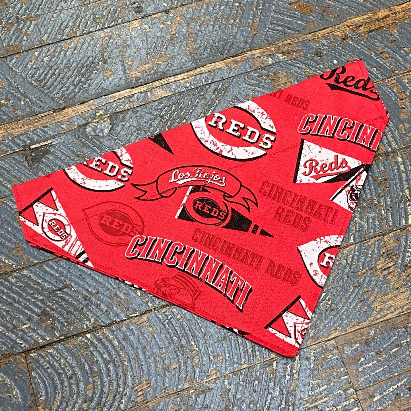 Cincinnati Reds MLB Baseball Dog Collar Pet Bandanna Neck Scarf Large