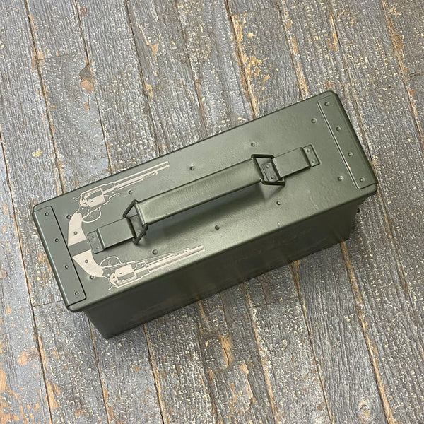 Laser Engraved Metal Military Ammo Can Gunslinger