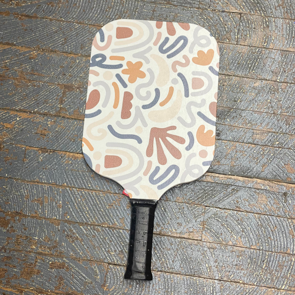 Pickleball Paddle Abstract Pattern