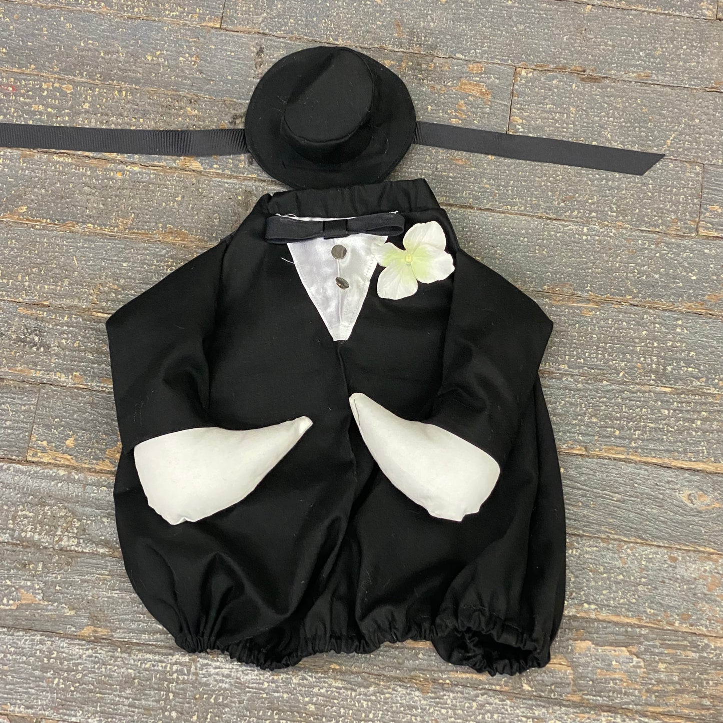 Goose Clothes Complete Holiday Goose Outfit Wedding Groom Tuxedo Dress and Hat