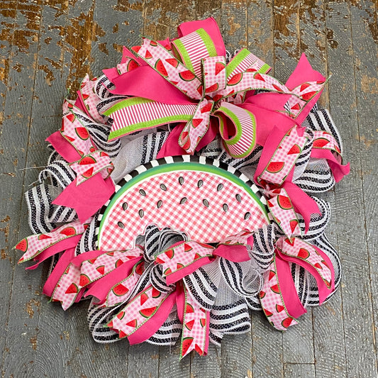 Summer Watermelon Holiday Wreath Door Hanger