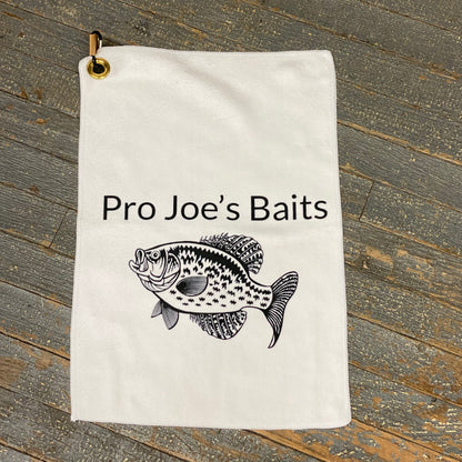 Fishing Towel Pro Joe's Baits Micro Fiber Assorted Logo