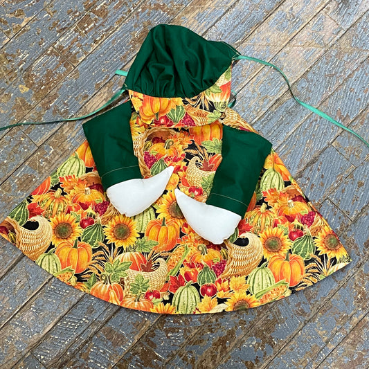 Goose Clothes Complete Holiday Goose Outfit Sunflower Fall Harvest Dress and Flower Hat