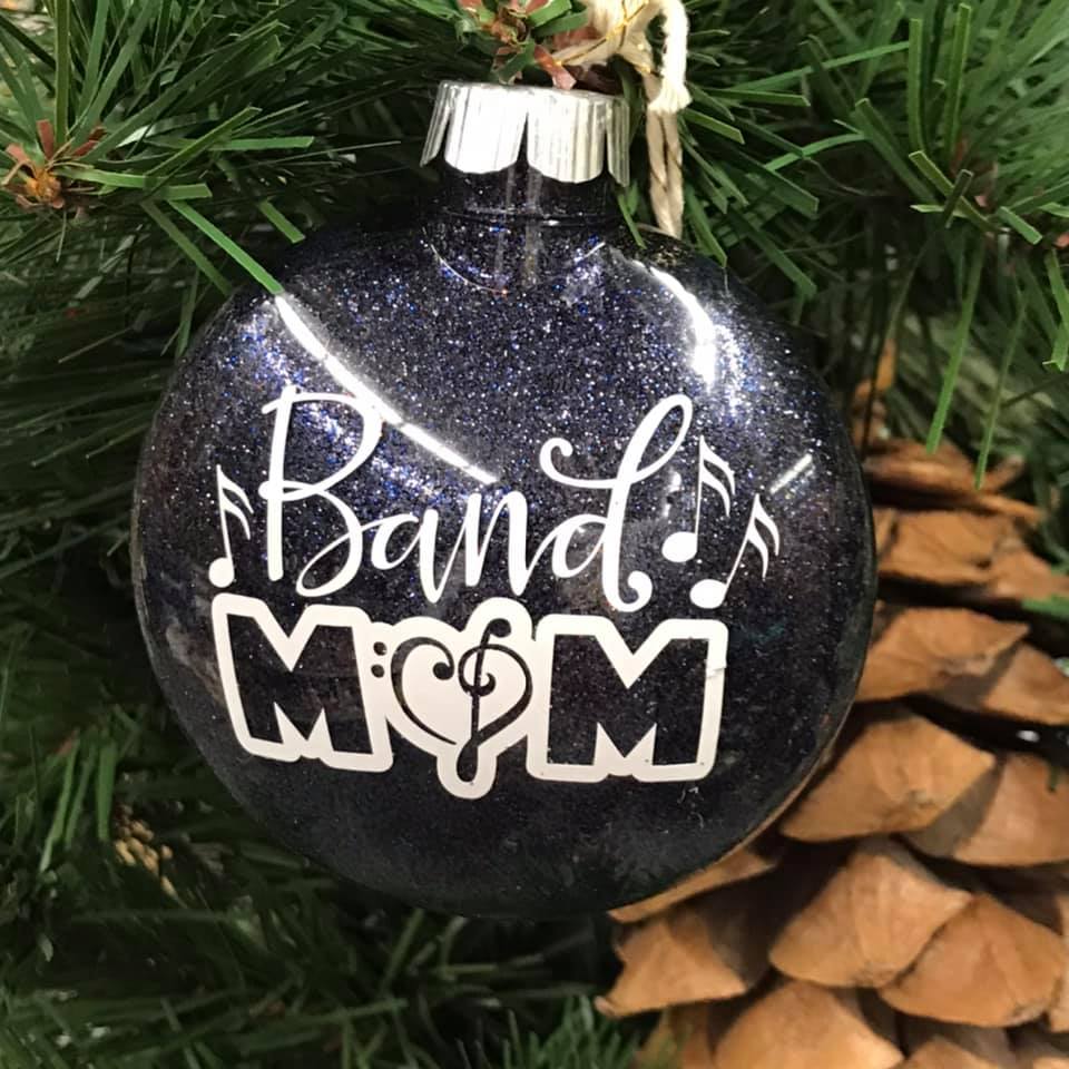 Holiday Christmas Tree Ornament Band Mom