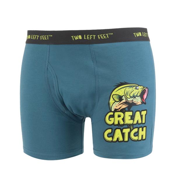 Great Catch Fish Underwear Two Left Feet Mens Trunks