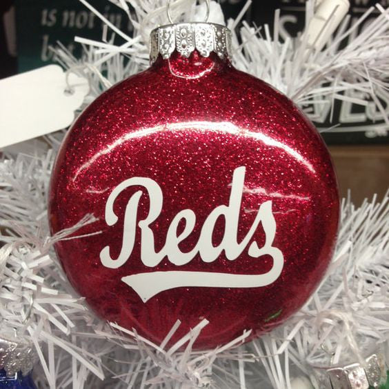 Holiday Christmas Tree Ornament MLB Baseball Cincinnati Reds