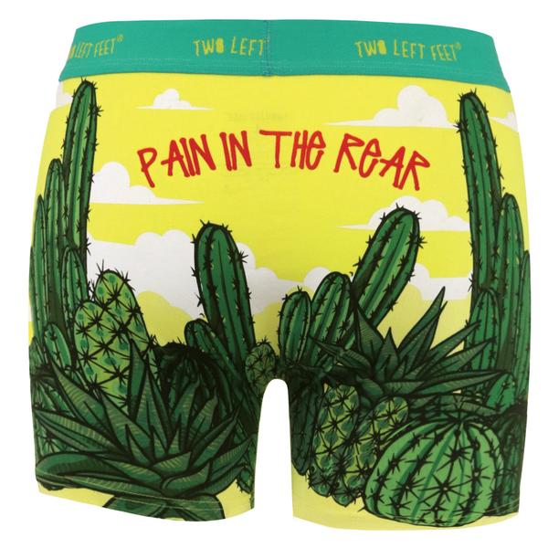 Pain in the Rear Cactus Underwear Two Left Feet Mens Trunks