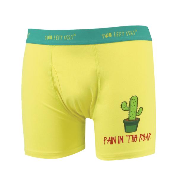 Pain in the Rear Cactus Underwear Two Left Feet Mens Trunks