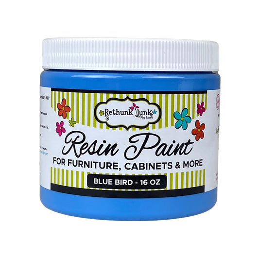 Rethunk Junk Resin Paint Colors Blue Bird