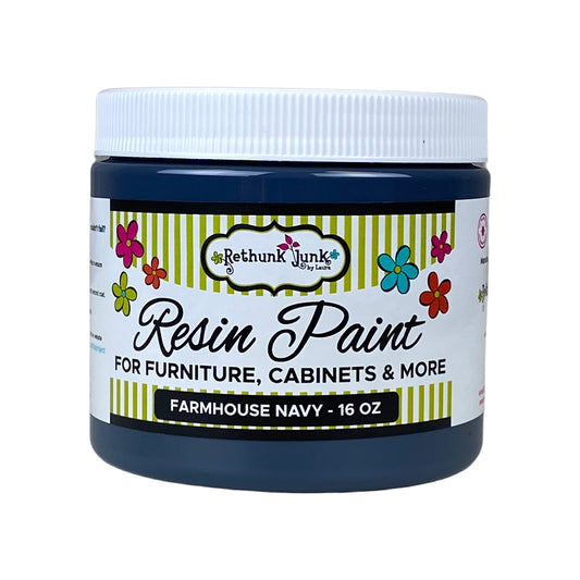 Rethunk Junk Resin Paint Colors Farmhouse Navy